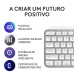Teclado Logitech MX Keys S Bluetooth PT Pale Gray