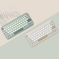 Teclado Asus Marshmallow Keyboard KW100 Wireless Bluetooth PT Beje