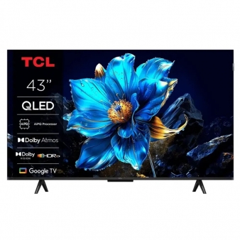 Televis&atilde;o Smart TV TCL P7K Series 43P7K 43"/109,2cm QLED 4K UHD Google TV