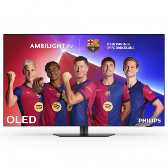 Televis&atilde;o Smart TV Philips 819 Series (2024) 55"/139,7cm OLED 4K UHD Google TV Ambilight TV