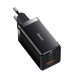 Carregador Baseus GaN5 Pro Fast Charger Dual USB-C/USB-A 65W Preto