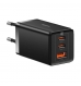 Carregador Baseus GaN5 Pro Fast Charger Dual USB-C/USB-A 65W Preto