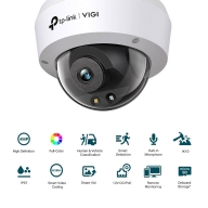 C&acirc;mara de Seguran&ccedil;a de Rede TP-Link VIGI C240 4mm 4MP Full-Color Exterior PoE Dome QHD 1440p IP67
