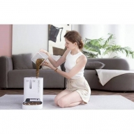 Comedouro Inteligente com C&acirc;mara Para Animais PETKIT YumShare Dual-hopper Automatic Feeder Branco