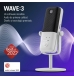 Microfone Condensador Cardióide Elgato Wave:3 96Khz 24-bit USB Branco