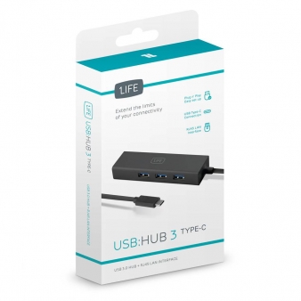Hub 1Life USB:HUB 3 Type-C RJ45 Gigabit Hub 1Life USB:HUB 3 Type-C RJ45 Gigabit