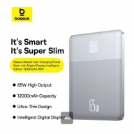 Powerbank Baseus Blade 2 12000mAh 65W Prateada