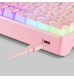 Teclado Mecânico Mars Gaming MKULTRA Pink 96% Full RGB Chroma PT Outemu Blue Switches