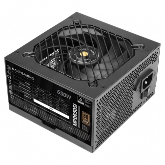 Fonte de Alimenta&ccedil;&atilde;o ATX Mars Gaming MPB650SI 650W 80 Plus Bronze Preta