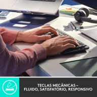 Teclado Mec&acirc;nico Logitech MX Mechanical Mini Bluetooth US
