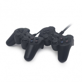 Gamepad Gembird Dual USB Vibra&ccedil;&atilde;o (Pack2)