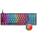 Teclado Mecânico Mars Gaming MKULTRA Black 96% Full RGB Chroma PT Outemu Red Switches