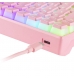 Teclado Mecânico Mars Gaming MKULTRA Pink 96% Full RGB Chroma PT Outemu Brown Switches