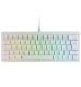 Teclado Mecânico Mars Gaming MKMINIPRO White RGB 60% US Brown Switches