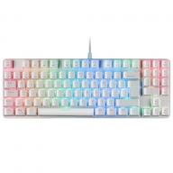 Teclado Mec&acirc;nico Mars Gaming MKREVO PRO White TKL RGB Outemu Blue Switches PT