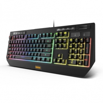 Teclado Mec&acirc;nico H&iacute;brido Krom Kuma RGB PT