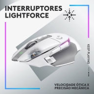 Rato &Oacute;ptico Logitech G502 X Plus Lightspeed RGB Wireless 25600DPI Gaming Branco