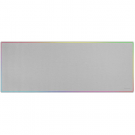 Tapete de Rato (Mousepad) Mars Gaming MMP224 Rainbow Line Edge Design XXL Branco