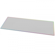 Tapete de Rato (Mousepad) Mars Gaming MMP224 Rainbow Line Edge Design XXL Branco