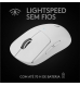 Rato Óptico Logitech G Pro X Superlight Wireless 25600DPI Branco