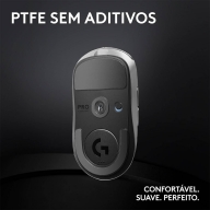 Rato &Oacute;ptico Logitech G Pro X Superlight 2 Wireless 44000DPI Branco