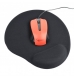 Tapete de Rato (Mousepad) Gembird MP-GEL-BK com Apoio de Pulso Preto