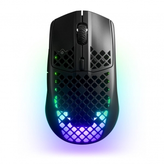 Rato &Oacute;ptico Steelseries Aerox 3 RGB Wireless/Bluetooth 18000DPI Preto