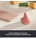 Rato Laser Logitech Lift Vertical Ergonomic Wireless/Bluetooth 4000DPI Rose
