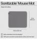 Tapete de Rato (Mousepad) Higienizável HP 100 Sanitizable Mouse Mat Cinzento