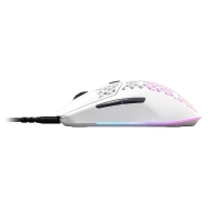 Rato &Oacute;ptico Steelseries Aerox 3 RGB 8500DPI Branco