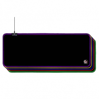 Tapete de Rato (Mousepad) Gembird MP-GAMELED-L Gaming LED Light Effect Preto L-Size