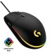 Rato Óptico Logitech G203 Lightsync RGB 8000DPI Preto
