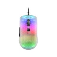 Rato &Oacute;ptico Mars Gaming MMR RGB Extreme-Light 12800DPI Branco