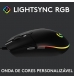 Rato Óptico Logitech G203 Lightsync RGB 8000DPI Preto