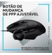 Rato Óptico Logitech G502 X Wired Hero 25600DPI Gaming Preto