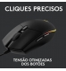 Rato Óptico Logitech G203 Lightsync RGB 8000DPI Preto