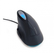 Rato &Oacute;ptico Gembird MUS-ERGO-03 Ergonomic 3200DPI Preto