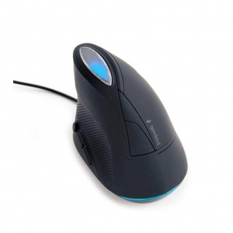 Rato &Oacute;ptico Gembird MUS-ERGO-03 Ergonomic 3200DPI Preto