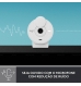 Webcam Logitech Brio 300 Full HD 1080p USB Type-C Branca