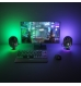 Colunas SteelSeries Arena 7 RGB 2.1 Preta