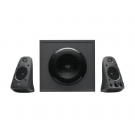 Colunas Logitech Z625 THX Sound 2.1 400W Peak / 200W RMS Pretas