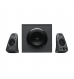 Colunas Logitech Z625 THX Sound 2.1 400W Peak / 200W RMS Pretas