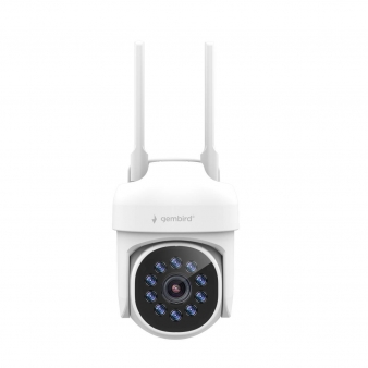 C&acirc;mara de Seguran&ccedil;a Gembird TSL-ODCAM-WRHD-01 2K QHD Smart Rotating Outdoor Security Wi-Fi