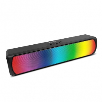 Coluna Krom K-POP RGB Bluetooth Preta