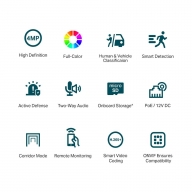 C&acirc;mara de Seguran&ccedil;a de Rede TP-Link VIGI C440 2.8mm 4MP Full-Color PoE Turret QHD 1440p