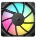 Ventoinha 120mm Corsair 2100RPM RS120 ARGB 4 Pinos PWM Preta (Single Pack)