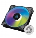 Ventoinha 140mm Arctic P14 PWM PST A-RGB 1900RPM 4 Pinos Preta