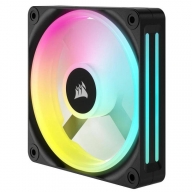 Ventoinha 120mm Corsair iCUE Link QX120 RGB 2400RPM 4 Pinos PWM Preta (Expansion Kit)
