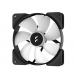 Ventoinha 140mm Fractal Design Aspect 14 RGB 1700RPM 4 Pinos PWM Black Frame/White Blades (3-Pack)