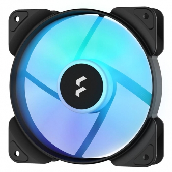 Ventoinha 120mm Fractal Design Aspect 12 RGB 2000RPM 4 Pinos PWM Black Frame/White Blades